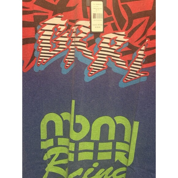 Marc by Marc Jacobs MBMJ Racing T-Shirt Allover Print NWT - Size S MSRP $128 - Picture 3 of 5